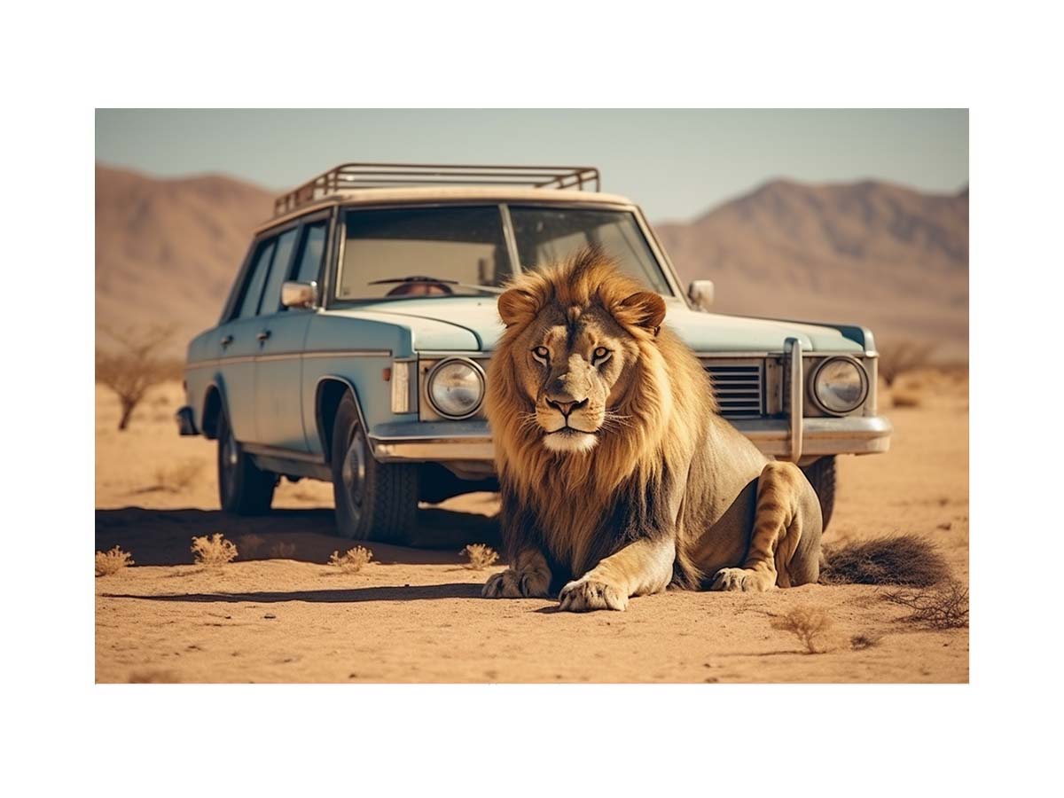 Vinatge Lion 