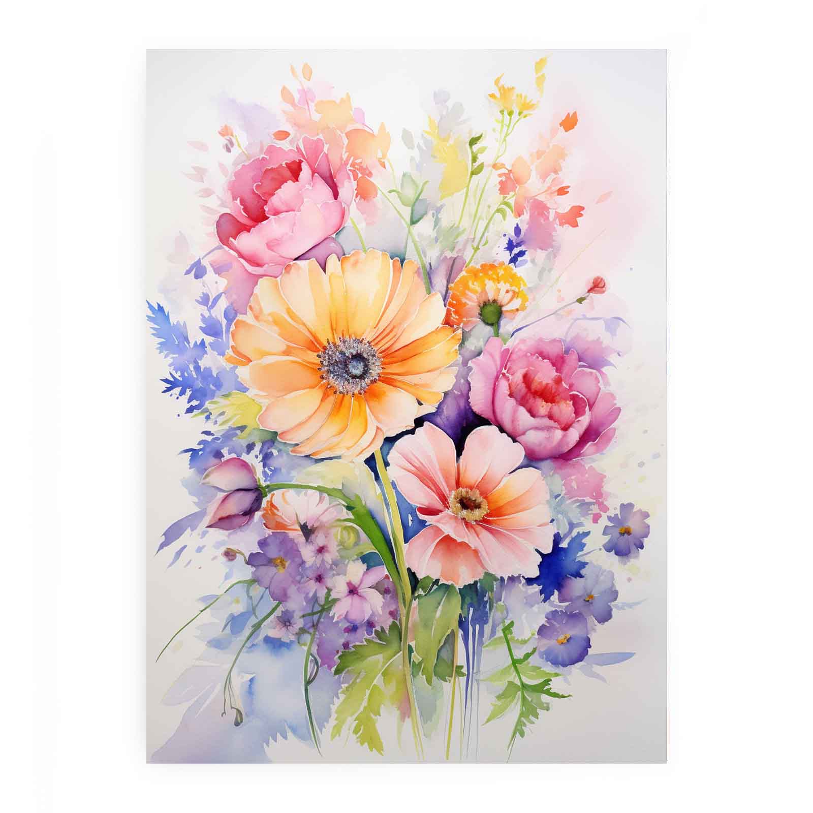 Watercolor Flowers 