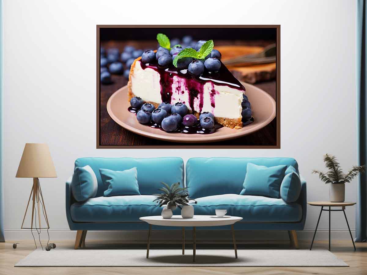 Blueberry Cheesecake Poster