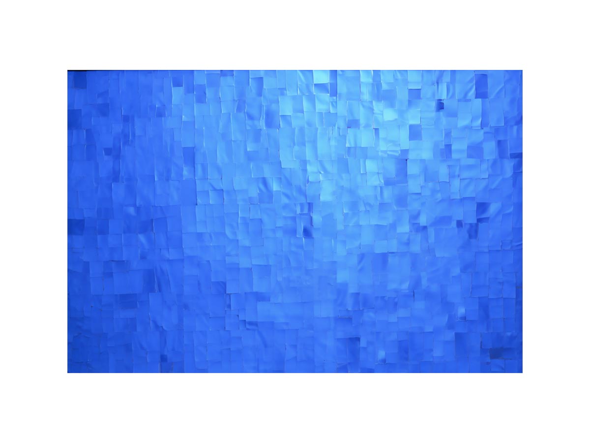 Blue Glass Wall 