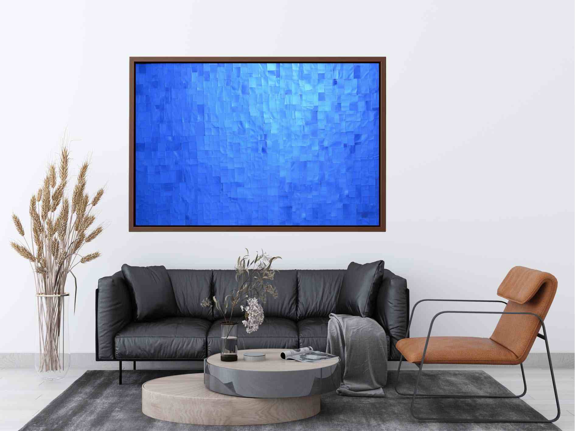 Blue Glass Wall 