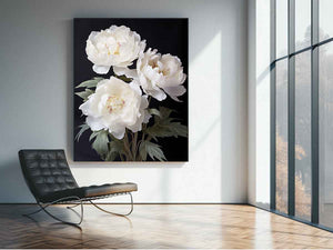 White Coral Peony Flower 