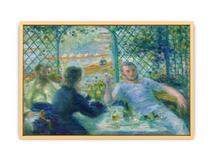 Lunch at the Restaurant Fournaise by Renoir Streched canvas