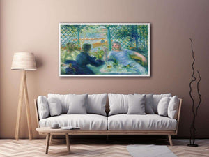 Lunch at the Restaurant Fournaise by Renoir Painting