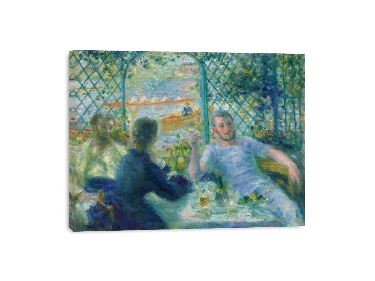 Lunch at the Restaurant Fournaise by Renoir Painting