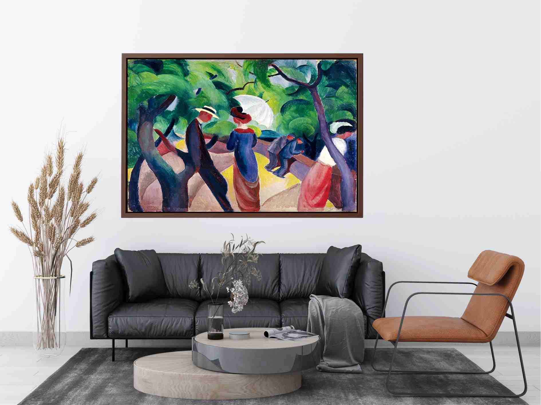  Promenade by August Macke Painting