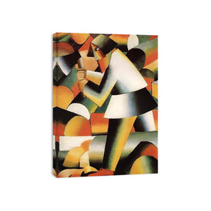 The Woodcutter by Kasimir Malevich   Painting