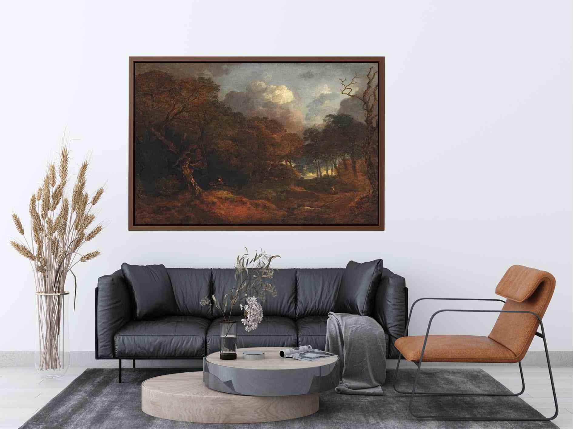 A Forest Road by Thomas Gainsborough Painting