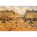 Avenue de l'Opera, Misty Weather Morning sunshine by Camille Pissarro 