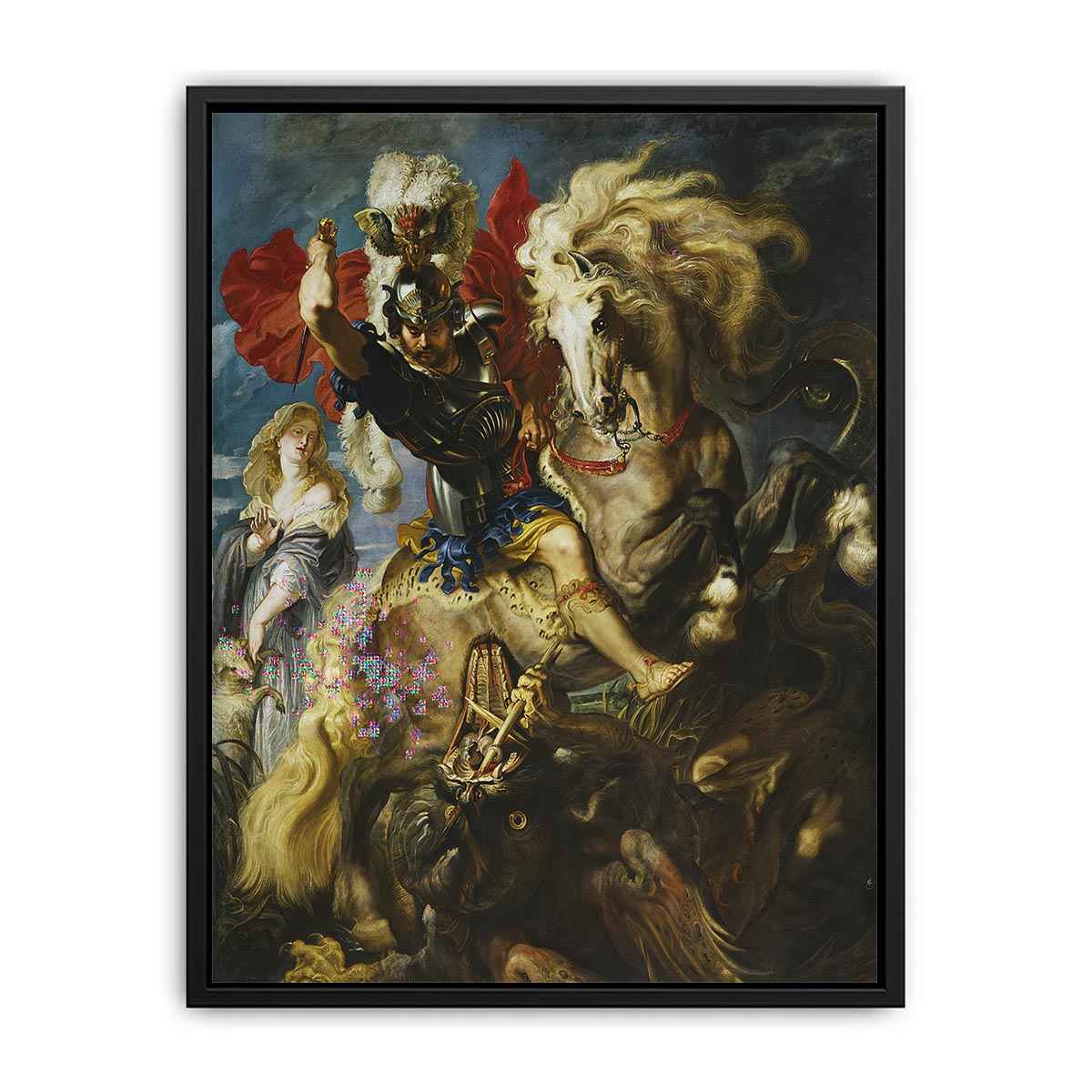  St. George and the Dragon by Paul Rubens   Painting
