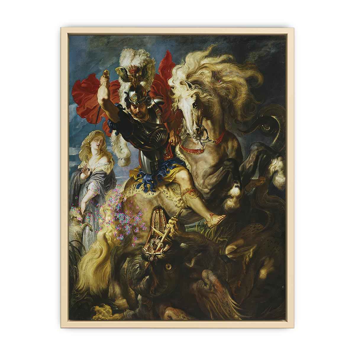  St. George and the Dragon by Paul Rubens   Art Print