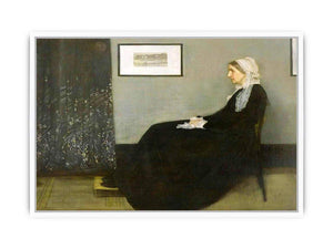 Whistler's Mother Painting by James McNeill Whistler Framed Print