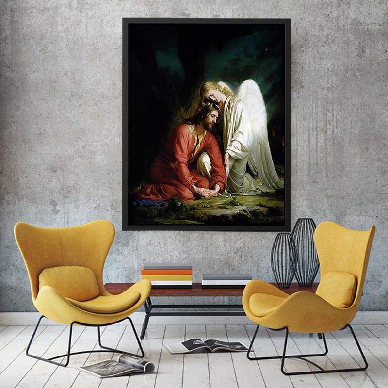 Christ at Gethsemane I by Carl Heinrich Bloch Painting