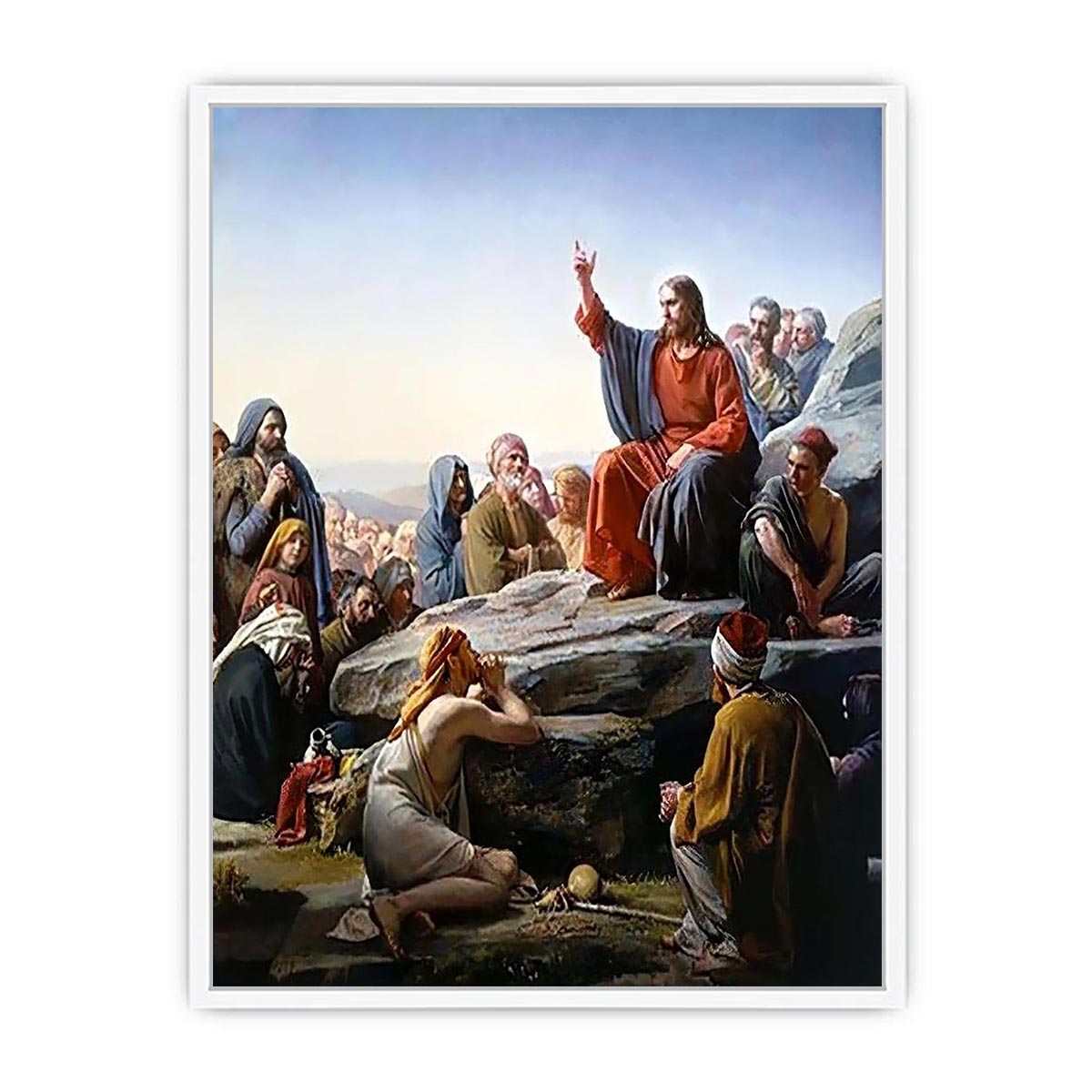 The Sermon on the Mount Framed Print