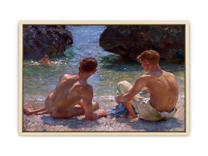 The Critics, by Henry Scott Tuke  Art Print