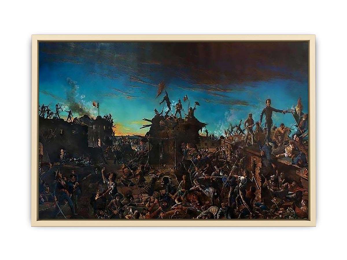 Dawn at the Alamo  Art Print