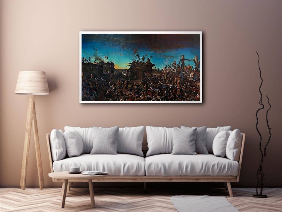 Dawn at the Alamo by Henry Arthur McArdle Painting