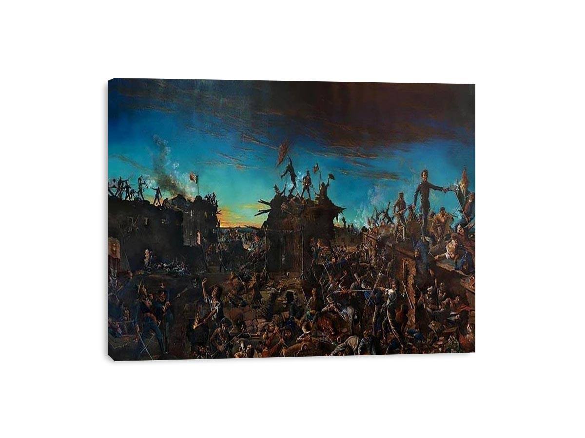 Dawn at the Alamo by Henry Arthur McArdle Painting