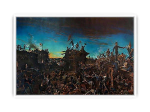 Dawn at the Alamo Framed Print