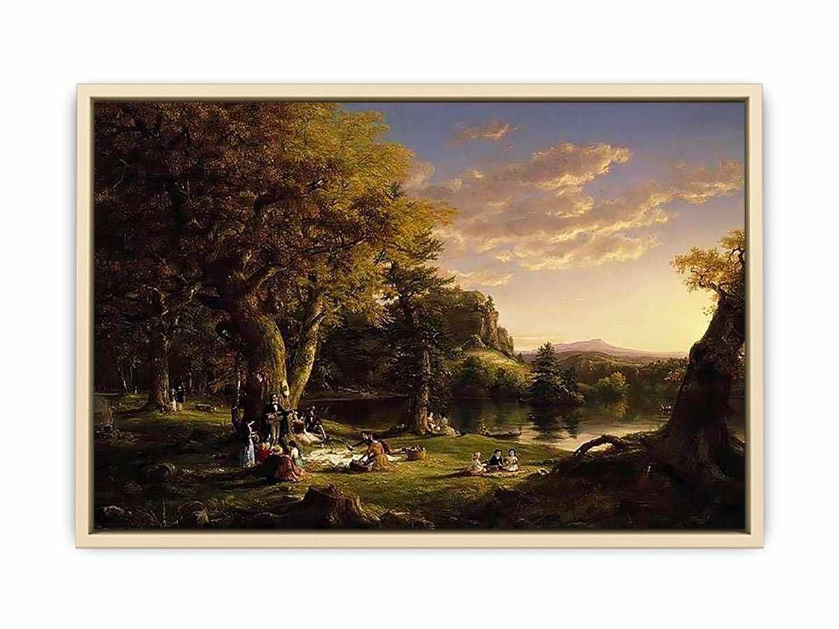 The Picnic by Thomas Cole  Art Print