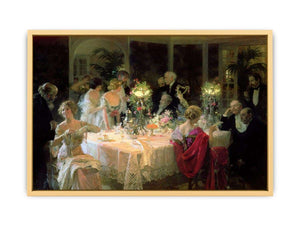 The Dinner Party Streched canvas