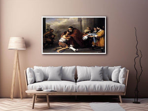 The Return of the Prodigal Son by Bartolomé Esteban Murillo Painting
