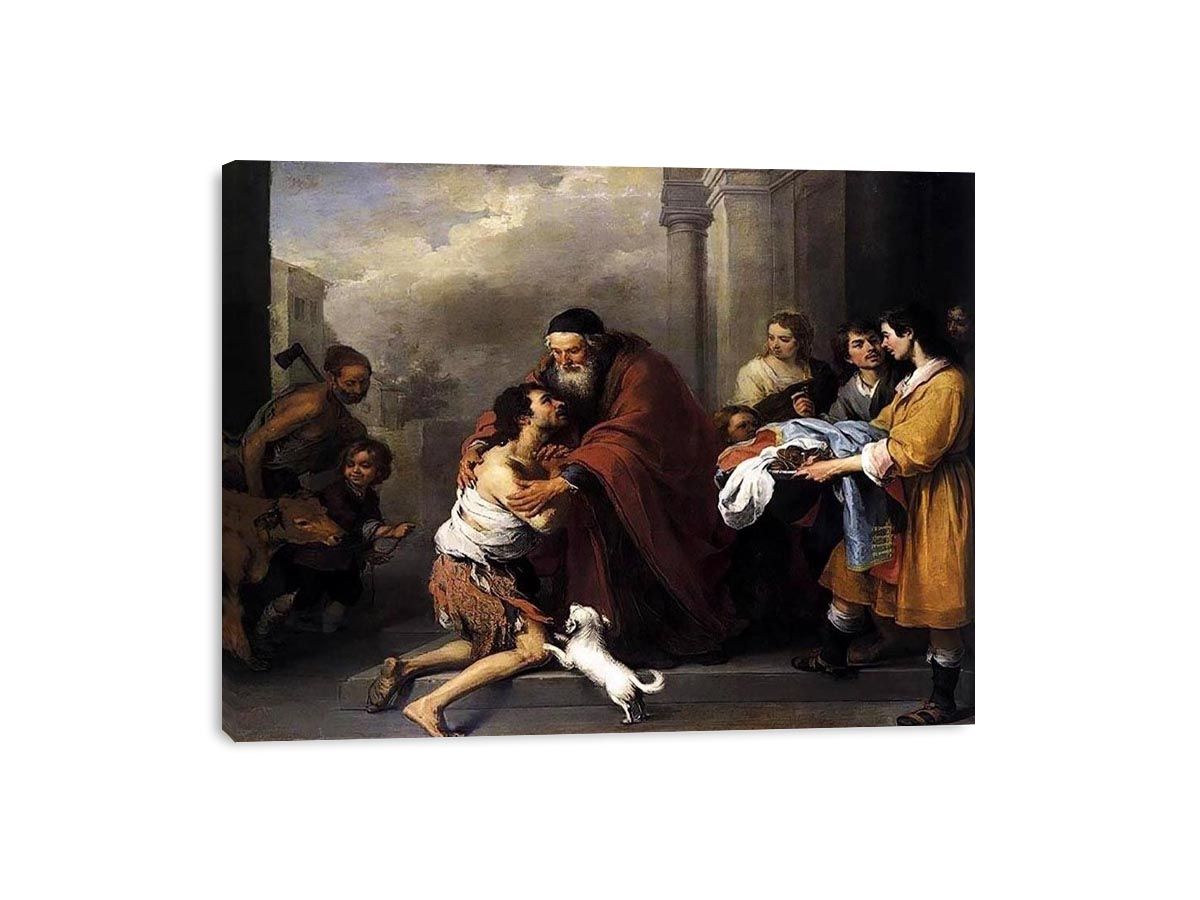 The Return of the Prodigal Son by Bartolomé Esteban Murillo Painting