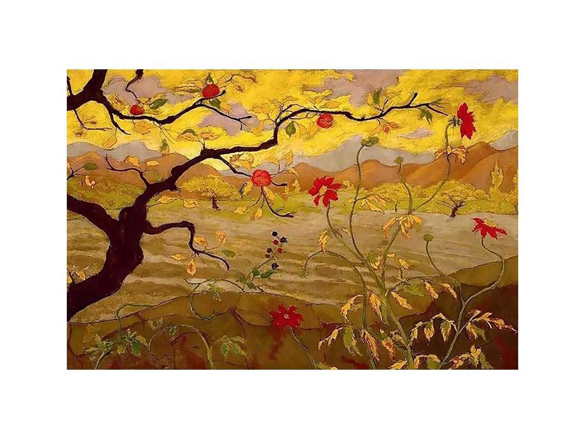 Apple Tree With Red Fruit by Paul-Elie Ranson