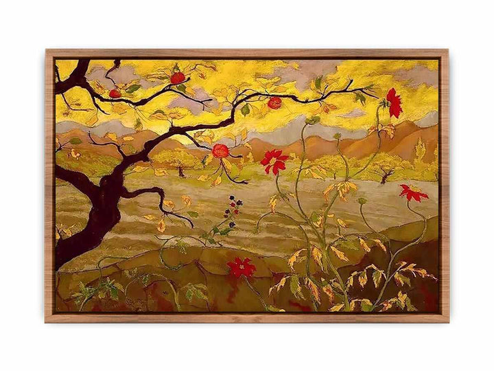 Apple Tree With Red Fruit  Poster