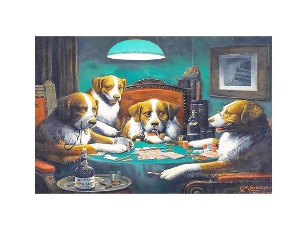 Dogs Playing Poker Painting
