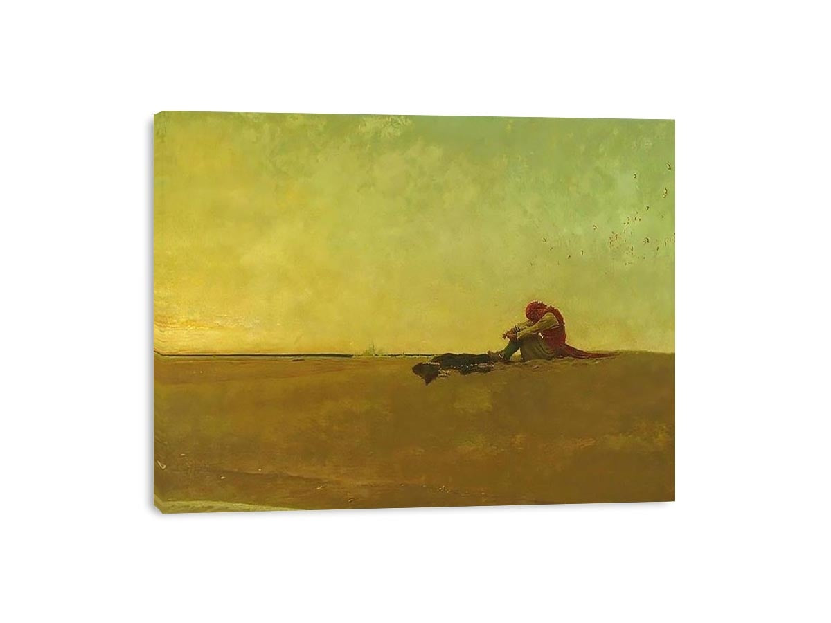 Marooned by Howard Pyle Painting
