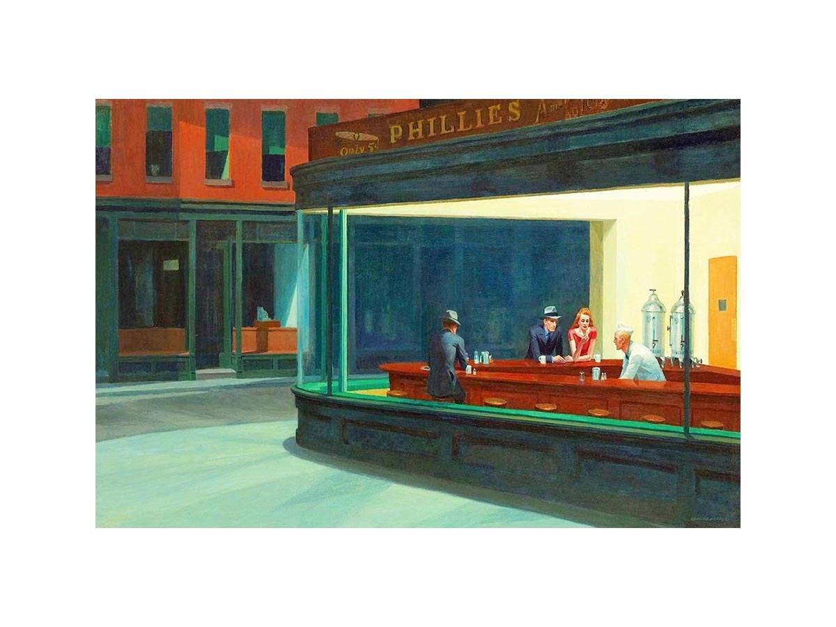 Nighthawks Painting by Edward Hopper