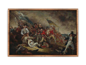 The Death of General Warren at the Battle of Bunker Hill on 17 June 1775  Poster