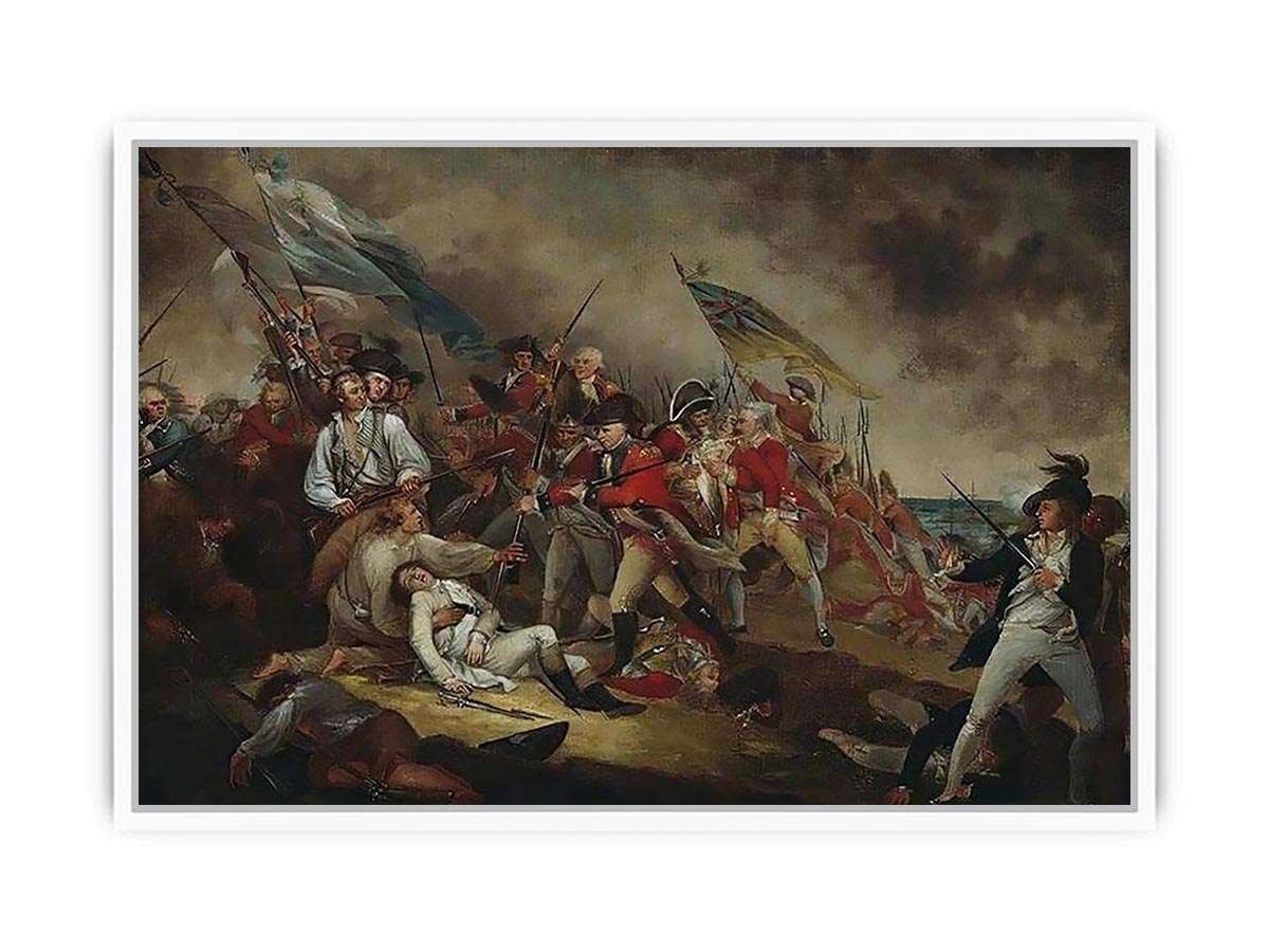 The Death of General Warren at the Battle of Bunker Hill on 17 June 1775 Framed Print
