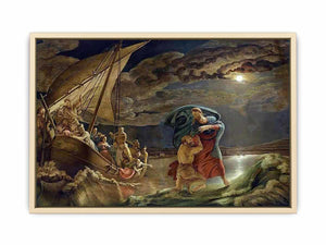 Peter Walks on Water  Art Print