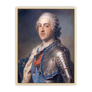 Portrait of King Louis XV  Art Print