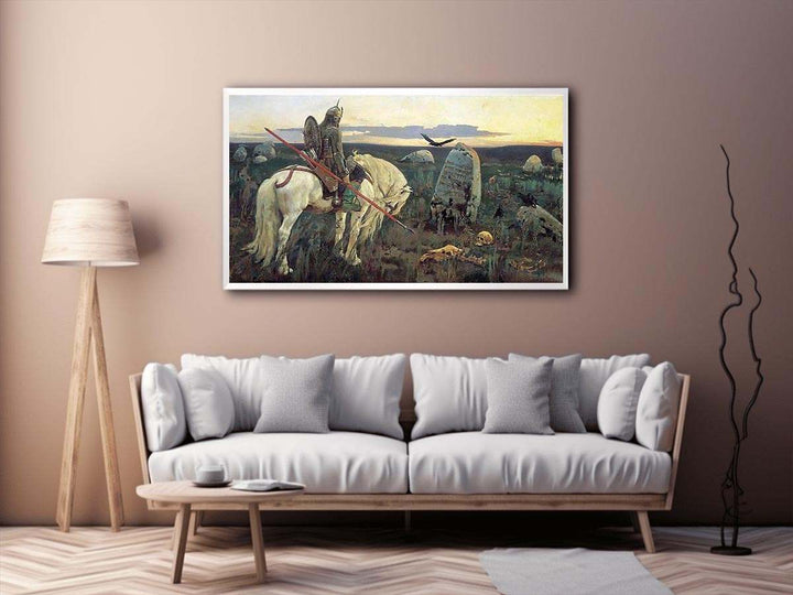 The Knight at the Crossroads  Painting