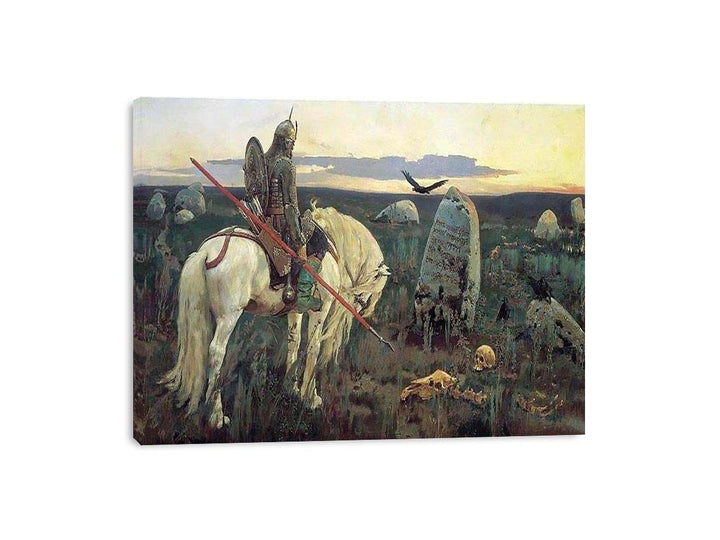 The Knight at the Crossroads  Painting