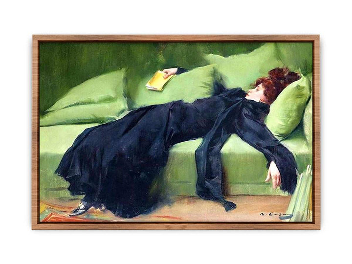 After the Ball Painting by Ramon Casas  Poster
