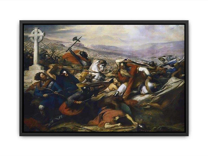 The Battle of Poitiers Canvas Print