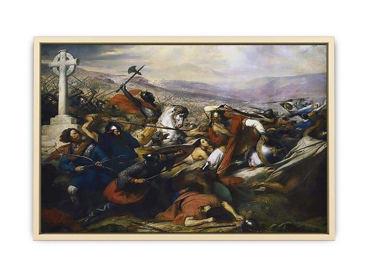 The Battle of Poitiers  Art Print