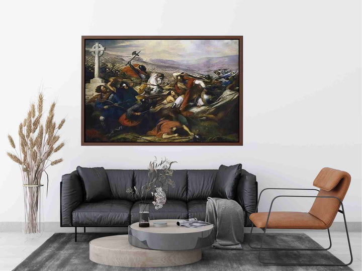 The Battle of Poitiers Painting