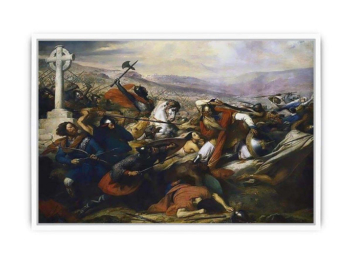The Battle of Poitiers Framed Print