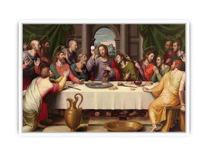 The Last Supper - Vicente Juan (Juan de Juanes) Framed Print