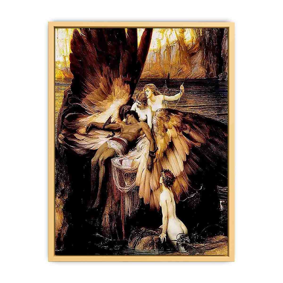 Lament for Icarus Streched canvas