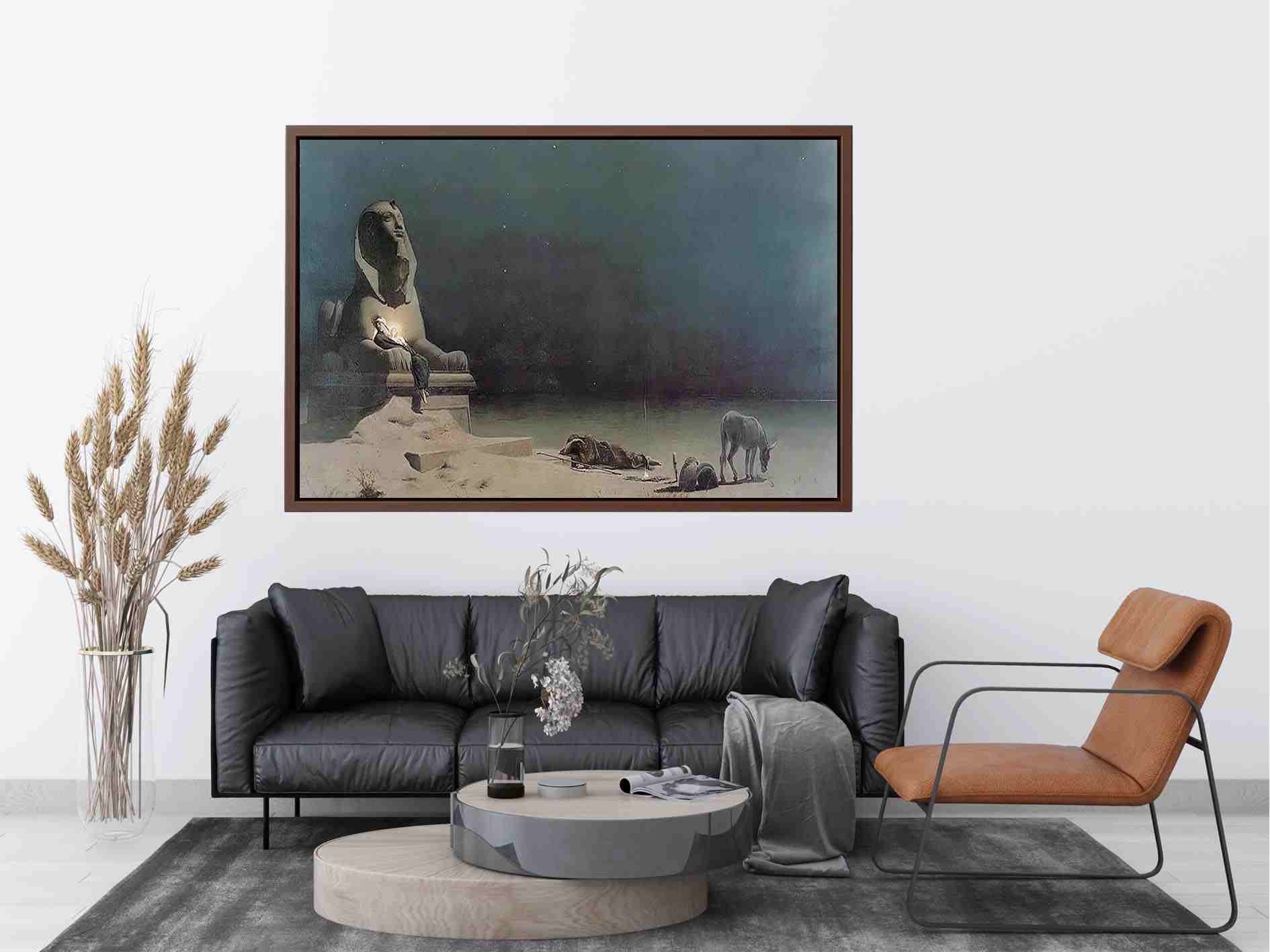 Rest on the Flight into Egypt by LUC-OLIVIER MERSON Painting