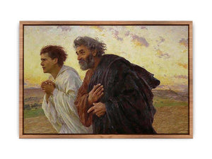 Peter and John Running to the Tomb  Poster