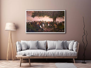 Surrender At Santa Anna by WILLIAM HENRY HUDDLE Painting
