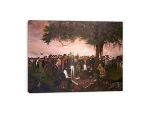 Surrender At Santa Anna by WILLIAM HENRY HUDDLE Painting