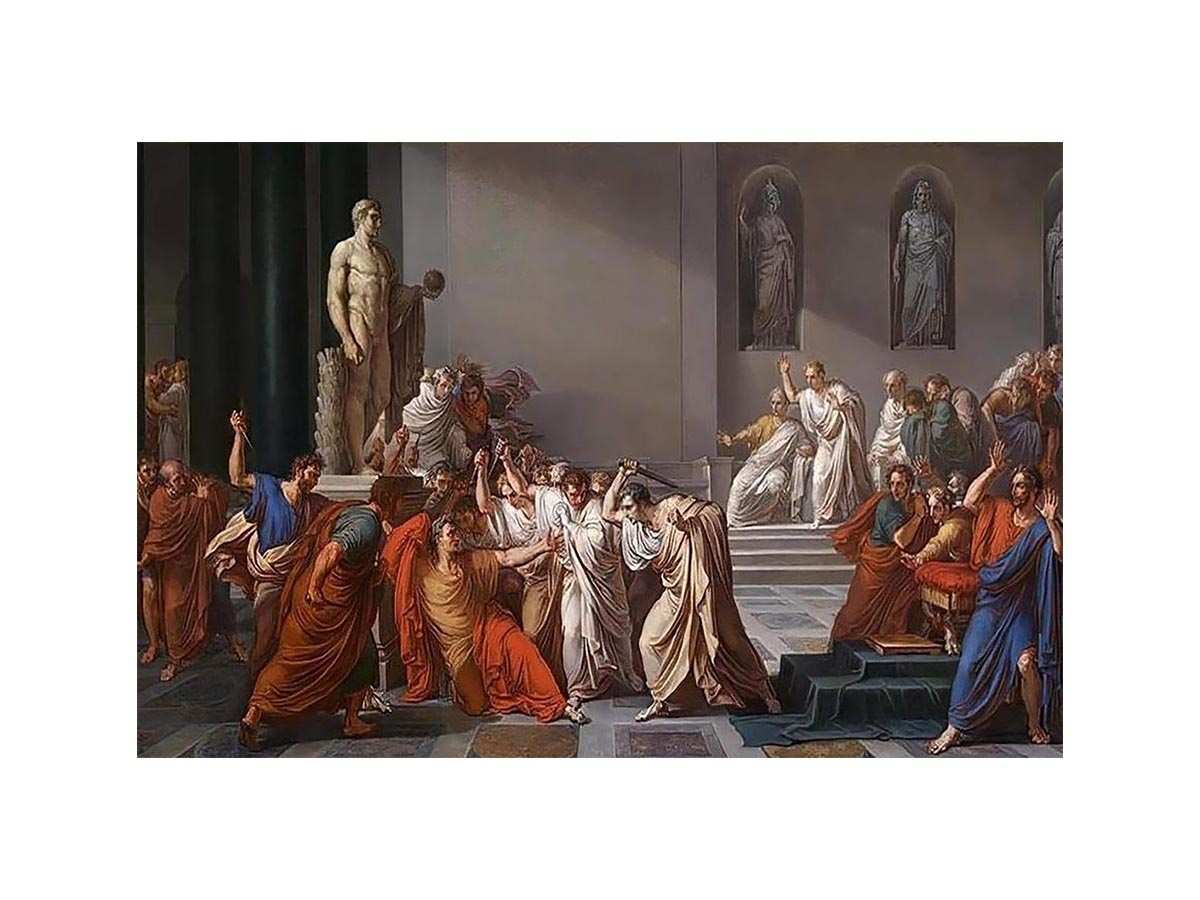 Death of Julius Caesar by VINCENZO CAMUCCINI